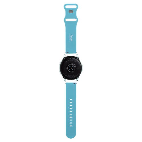 Curea pentru Garmin Venu 2, Hello Kitty Strap Silicone Kitty Head (Hkuwlschblb), albastru