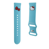 Curea pentru Garmin Venu 2, Hello Kitty Strap Silicone Kitty Head (Hkuwlschblb), albastru