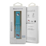 Curea pentru Garmin Venu 2, Hello Kitty Strap Silicone Kitty Head (Hkuwlschblb), albastru