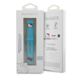 Curea pentru Garmin vivoactive 3, Hello Kitty Strap Silicone Kitty Head (Hkuwmschblb), albastru
