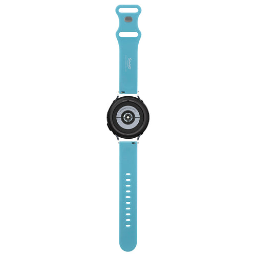 Curea pentru Garmin vivoactive 3, Hello Kitty Strap Silicone Kitty Head (Hkuwmschblb), albastru