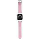 Curea pentru Apple Watch SE 40mm, Hello Kitty Strap Leather Kitty Head (Hkawmpgkhp), roz