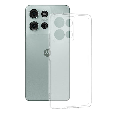 Husa pentru Motorola Moto G75, Techsuit Clear Silicone, transparenta