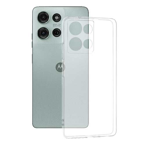 Husa pentru Motorola Moto G75, Techsuit Clear Silicone, transparenta
