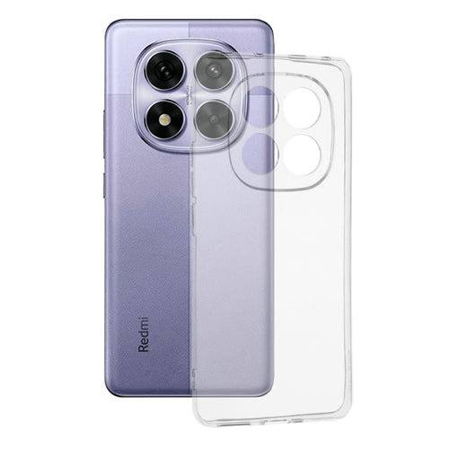 Husa pentru Xiaomi Redmi Note 14 Pro 5G, Techsuit Clear Silicone, transparenta