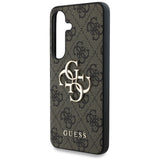 Husa pentru Samsung Galaxy S25, Guess Hardcase 4G Big Metal Logo (GUHCS25S4GMGBR), maro