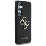 Husa pentru Samsung Galaxy S25 Plus, Guess Hardcase 4G Grained Big and Classic Logo (GUHCS25MPGT4MBK), negru
