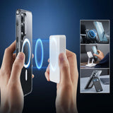 Husa pentru Samsung Galaxy S25 Plus, ESR Classic Hybrid HaloLock, negru/transparenta