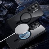 Husa pentru Samsung Galaxy S25 Plus, ESR Classic Hybrid HaloLock, negru/transparenta