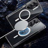 Husa pentru Samsung Galaxy S25 Ultra, ESR Classic Hybrid HaloLock, negru/transparenta