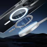 Husa pentru Samsung Galaxy S25 Ultra, ESR Classic Hybrid HaloLock, negru/transparenta
