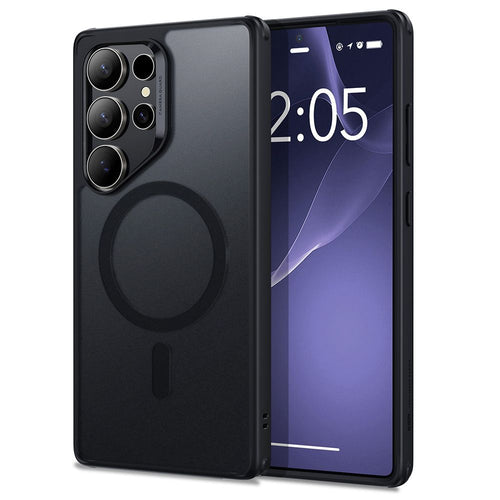 Husa pentru Samsung Galaxy S25 Ultra, ESR Classic Hybrid HaloLock, negru frost