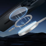 Husa pentru Samsung Galaxy S25 Ultra, ESR Classic Hybrid HaloLock, negru/transparenta