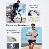 Casti wireless Havit (OWS915), cu Microphone, Bluetooth 5.4, TWS, ENC, IPX5, USB-C, 1000mAh, Havit Life App, alb
