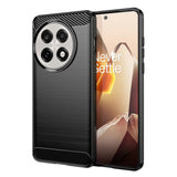 Husa pentru OnePlus 13R, Techsuit Carbon Silicone, albastru