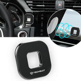 Suport auto Techsuit Suport telefon Tiny Series (HOLD210), Bord Prindere magnetica, Multipurpose Use, Quadrilateral, 2 Placa metalicas, negru