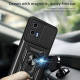 Husa pentru Motorola Moto G05, Techsuit CamShield Series, albastru