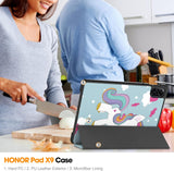 Husa tableta pentru Honor Pad X8a, Techsuit FoldPro, Butterfly