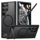 Husa pentru Samsung Galaxy S24 Ultra, Torras Pstand MagSafe, negru