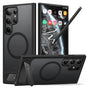 Husa pentru Samsung Galaxy S24 Ultra, Torras Pstand MagSafe, negru
