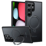 Husa pentru Samsung Galaxy S24 Ultra, Torras Ostand Spin MagSafe Series, mov