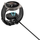 Incarcator wireless Techsuit SmartWatch Wireless Cablu de incarcare (THA4), pentru Amazfit T-Rex3 / Balance / Active Max / Active 3 Premium, negru