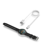 Incarcator wireless Techsuit SmartWatch Wireless Cablu de incarcare (THC3), pentru Huawei Watch GT/GT2/Honor Watch GS3i, USB, 3.5W, alb
