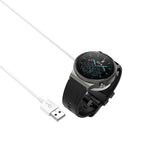 Incarcator wireless Techsuit SmartWatch Wireless Cablu de incarcare (THC1), pentru Huawei Watch GT5 Pro/GT5 /4/4 Pro/Ultimate/GT3 SE/Buds, alb