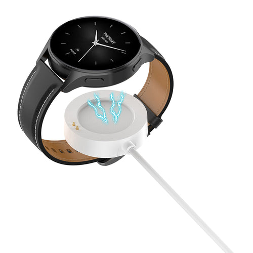 Incarcator wireless Techsuit SmartWatch Wireless Cablu de incarcare (TXC5), pentru Xiaomi Watch S4/2/S3/H1/Watch2 Pro/Watch S2, alb