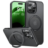 Husa pentru iPhone 16 Pro, Torras Ostand Pro MagSafe Series, negru