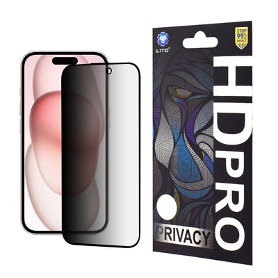 Folie de protectie pentru iPhone 15, Lito HD Pro Privacy
