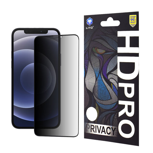 Folie de protectie pentru iPhone 12, Lito HD Pro Privacy