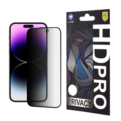 Folie de protectie pentru iPhone 14 Pro Max, Lito HD Pro Privacy