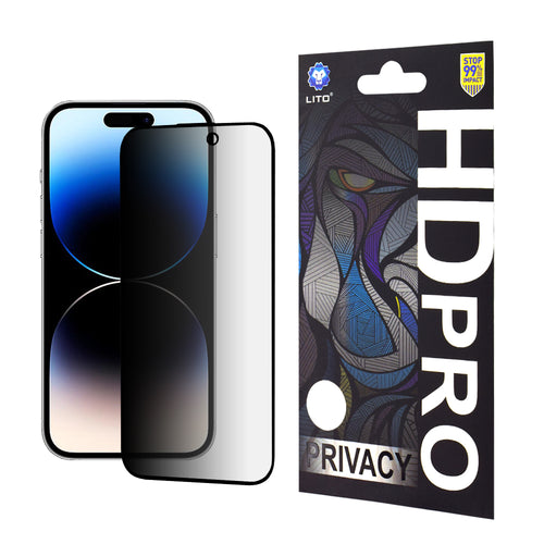 Folie de protectie pentru iPhone 14 Pro, Lito HD Pro Privacy