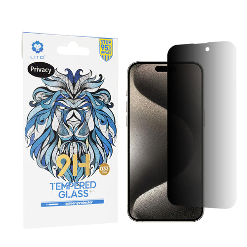 Folie de protectie pentru iPhone 15 Pro Max, Lito 2.5D Classic Glass