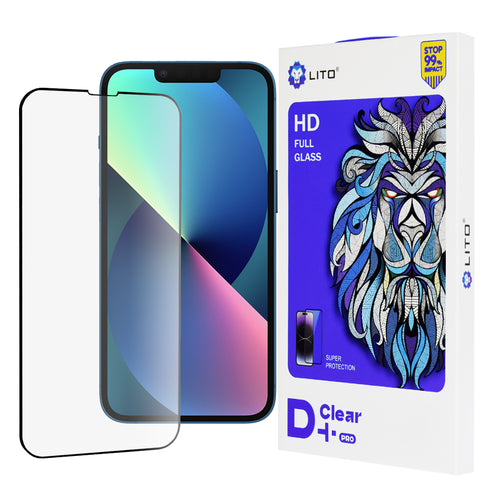 Folie de protectie pentru iPhone 13, Lito D+ Pro Clear