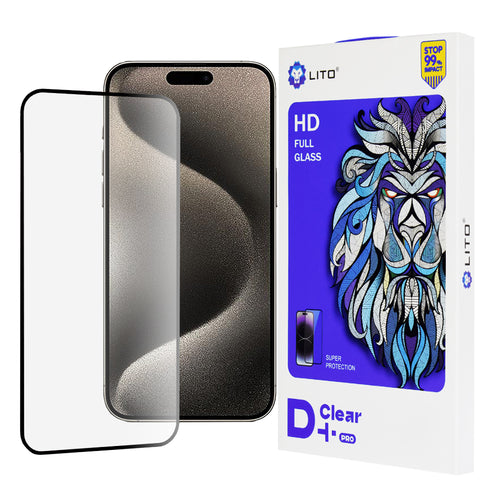Folie de protectie pentru iPhone 15 Pro Max, Lito D+ Pro Clear