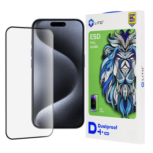 Folie de protectie pentru iPhone 15 Pro, Lito D+ Pro Dustproof