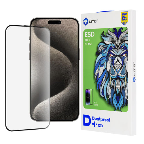 Folie de protectie pentru iPhone 15, Lito D+ Pro Dustproof
