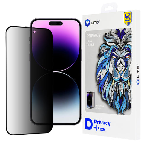 Folie de protectie pentru iPhone 14 Pro Max, Lito D+ Pro Privacy