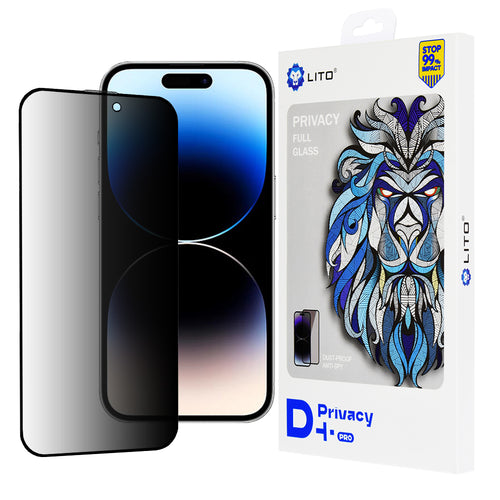 Folie de protectie pentru iPhone 14 Pro, Lito D+ Pro Privacy