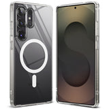Husa pentru Samsung Galaxy S25 Ultra, Ringke Fusion MagSafe, transparenta