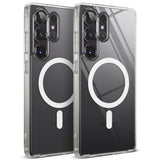 Husa pentru Samsung Galaxy S25 Ultra, Ringke Fusion MagSafe, transparenta
