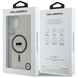 Husa pentru Samsung Galaxy S25 Ultra, Karl Lagerfeld IML MagSafe (KLHMS25LHLSKIK), negru