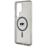 Husa pentru Samsung Galaxy S25 Ultra, Karl Lagerfeld IML MagSafe (KLHMS25LHLSKIK), negru