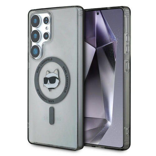 Husa pentru Samsung Galaxy S25 Ultra, Karl Lagerfeld IML MagSafe (KLHMS25LHLSCHK), negru