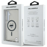 Husa pentru Samsung Galaxy S25, Karl Lagerfeld IML MagSafe (KLHMS25SHLSCHK), negru