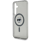 Husa pentru Samsung Galaxy S25, Karl Lagerfeld IML MagSafe (KLHMS25SHLSCHK), negru