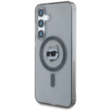 Husa pentru Samsung Galaxy S25, Karl Lagerfeld IML MagSafe (KLHMS25SHLSCHK), negru