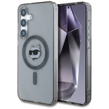Husa pentru Samsung Galaxy S25, Karl Lagerfeld IML MagSafe (KLHMS25SHLSCHK), negru